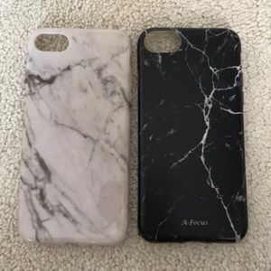 2 iPhone 6/7 marble cases